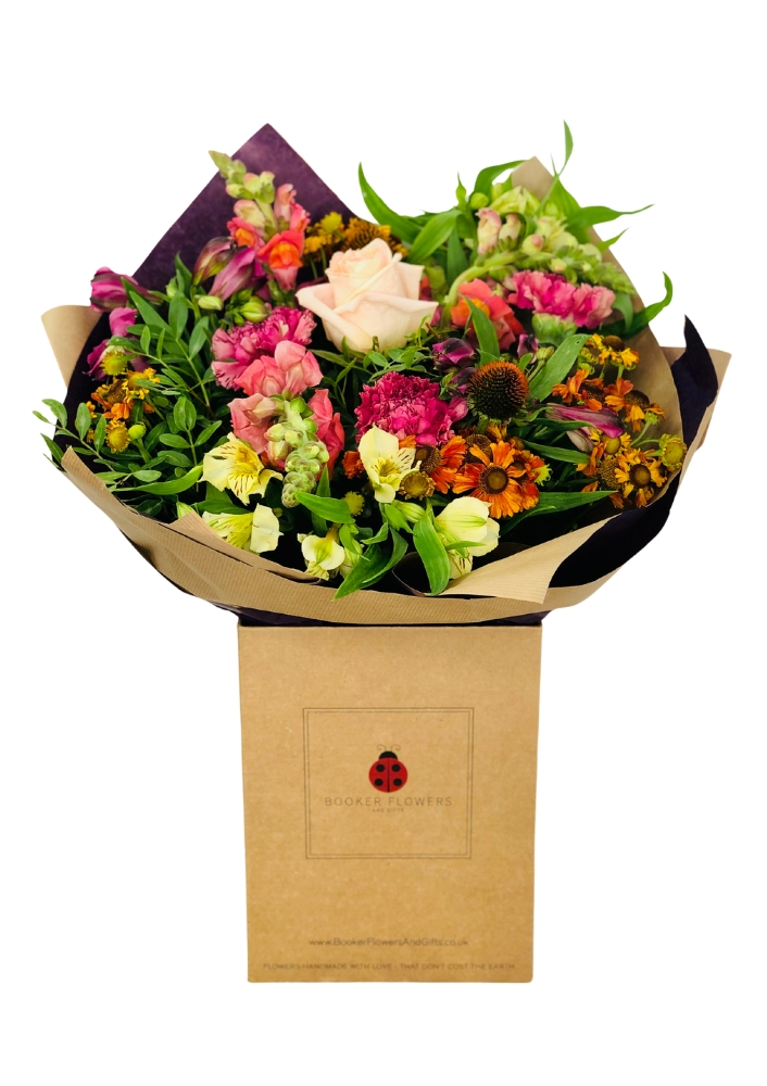 Autumn Garden Handtied Bouquet of Flowers