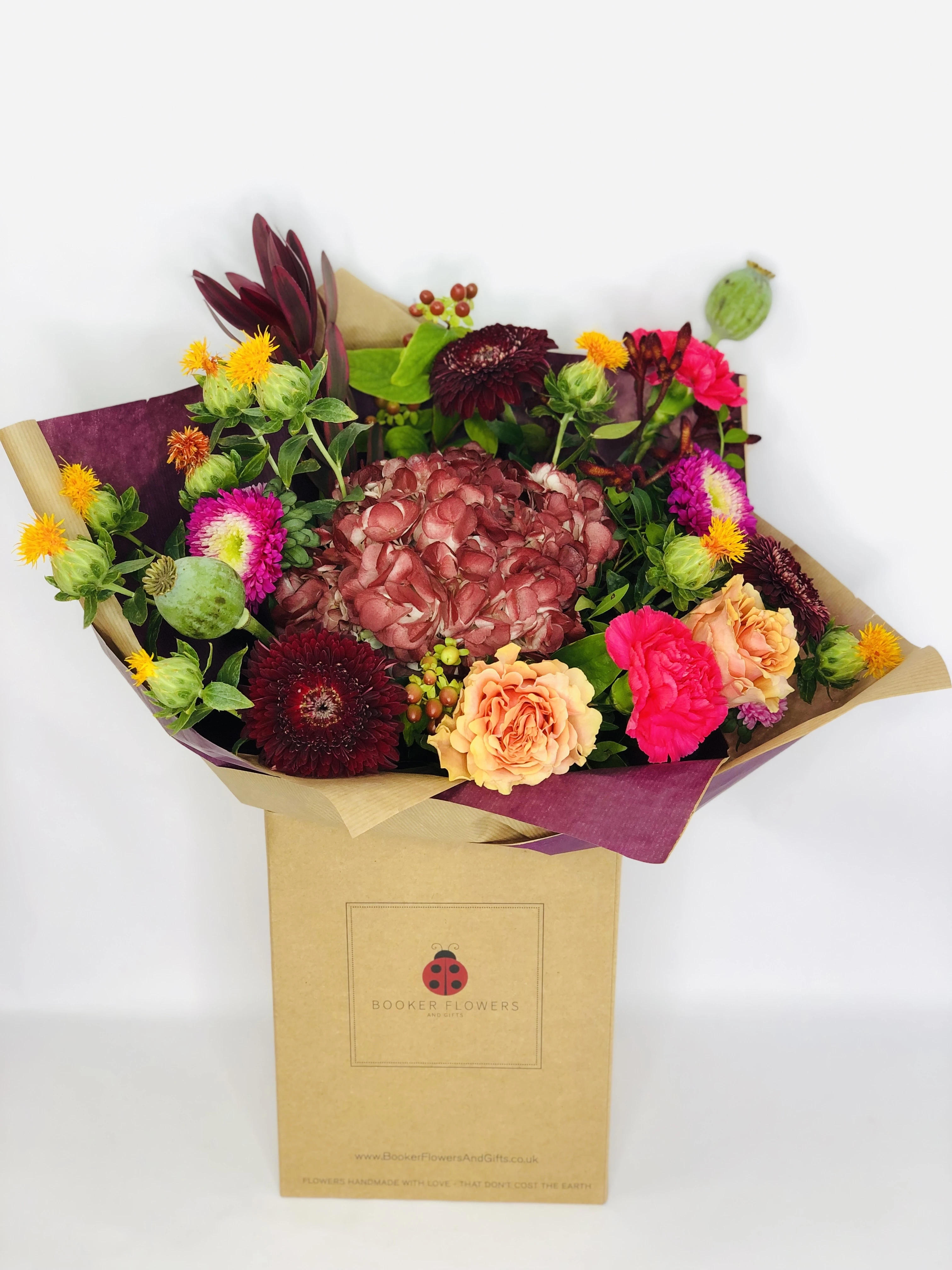 Autumn Rustic Spice Bouquet Of Flowers