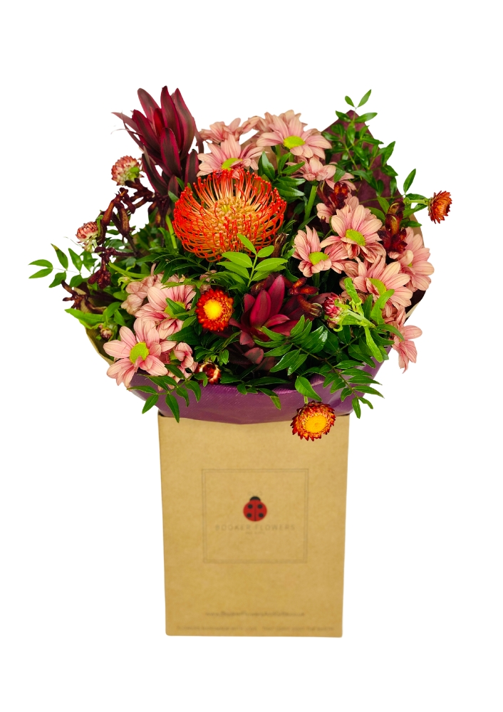 Autumn textures gift bouquet for delivery in Liverpool