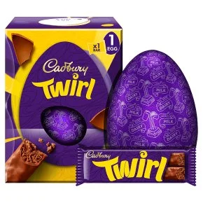 Cadburys Chocolate Easter egg Twirl
