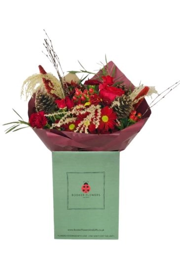 Christmas Scarlett Wonder Red Bouquet of Flowers