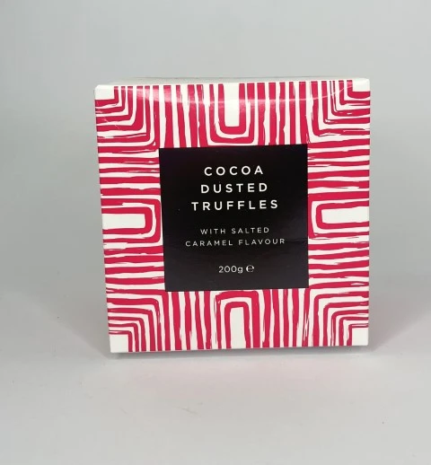 Cocoa Dusted Truffles with Caramel Flavour