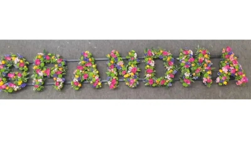 Grandma Funeral Flowers in Mixed Colours