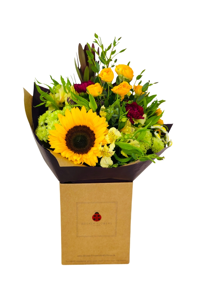 Hello sunshine seasonal Autumn handtied