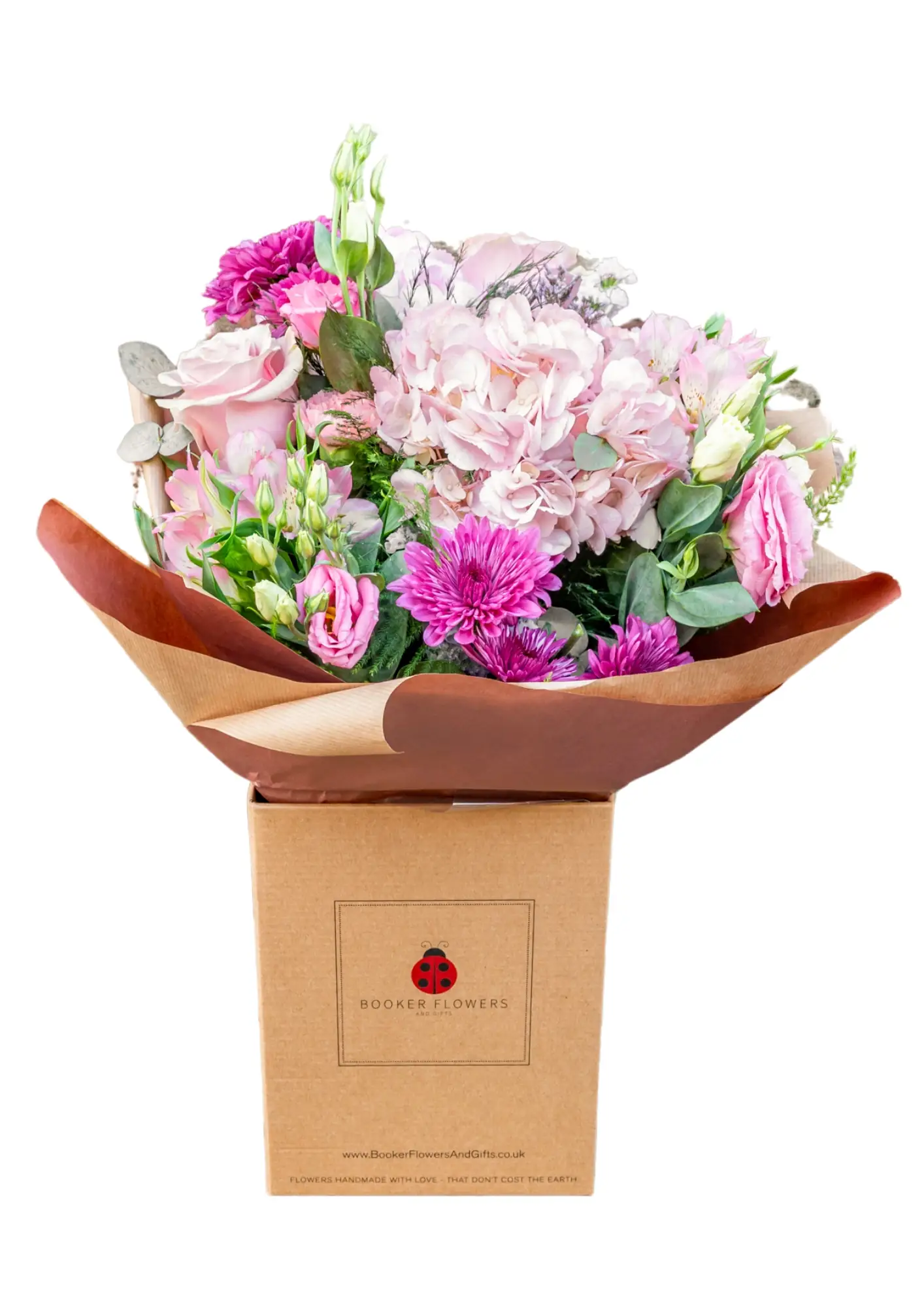 Large 50 Shades of Pink Bouquet of Flowers