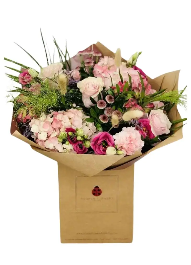 Large Rock a Bye Baby Pink Bouquet of Flowers