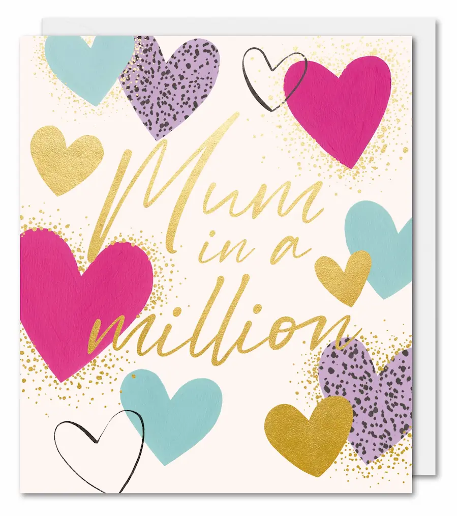 Mothers Day Card - Mum in a Million