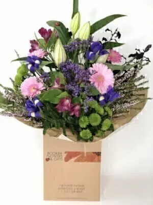 Mothers Day Pink and Purple Mixed Flower Bouquet