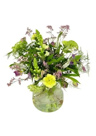 Mothers Day Refreshing Vase of Meadow Flowers