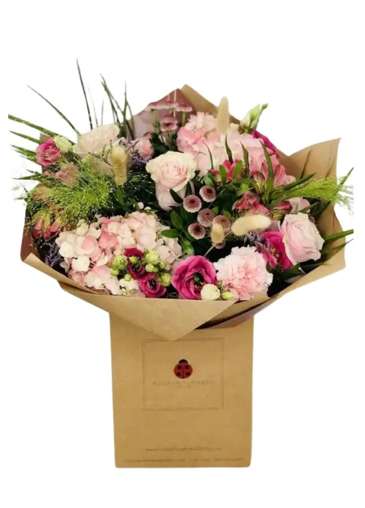 Rock a Bye Baby Pink Bouquet of Flowers