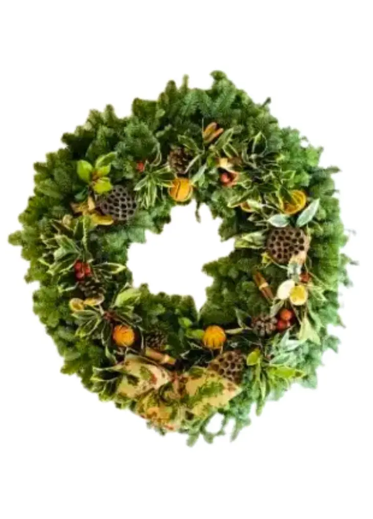 Traditional Christmas Holly Wreath XXL