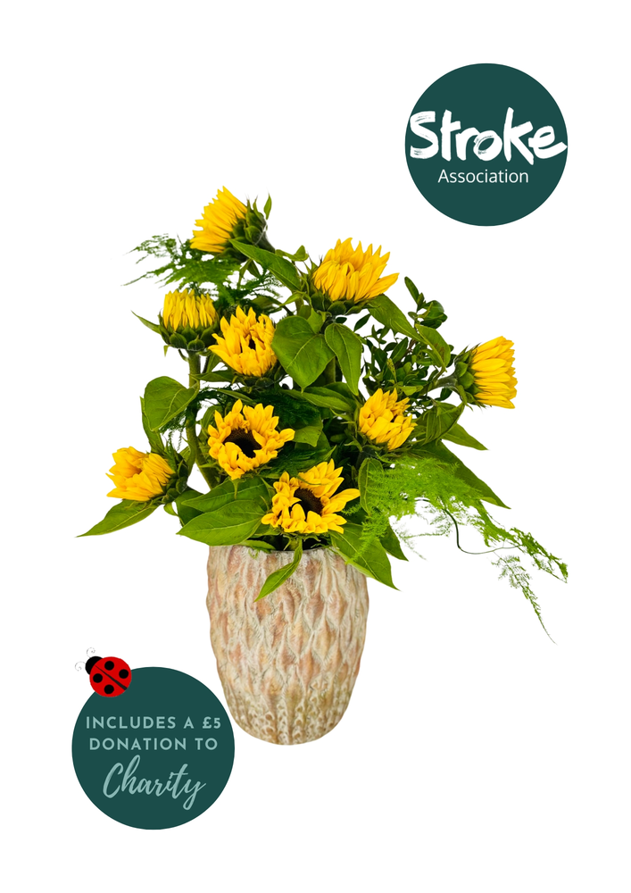 Vase of Sunflowers inspired by Van Gogh Painting