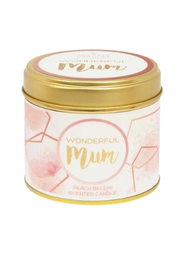 Wonderful Mum Peach Bellini Scented Candle Gift for Her