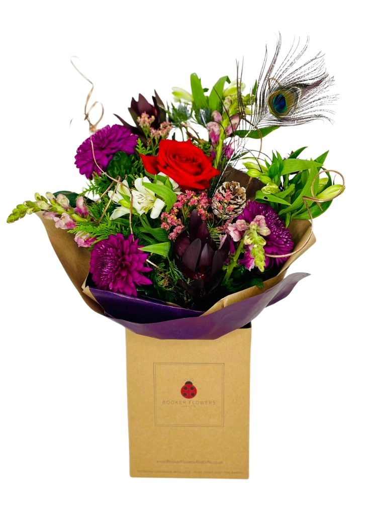 Yuletide Splendor Luxury Christmas Flower Bouquet